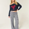 Pantaloni largi din amestec de in Pantaloni largi din amestec de in