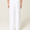 Pantaloni largi din amestec de in Pantaloni largi din amestec de in