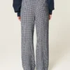 Pantaloni largi din amestec de in Pantaloni largi din amestec de in