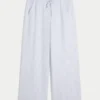 Pantaloni largi din amestec de in Pantaloni largi din amestec de in