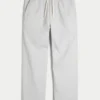 Pantaloni largi din amestec de in Pantaloni largi din amestec de in