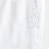Pantaloni largi din amestec de in