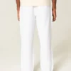 Pantaloni largi din bumbac seersucker Pantaloni largi din bumbac seersucker