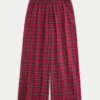 Pantaloni largi din flanelă Pantaloni largi din flanelă