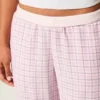 Pantaloni largi din flanelă Pantaloni largi din flanelă
