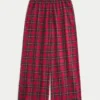 Pantaloni largi din flanelă Pantaloni largi din flanelă