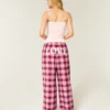 Pantaloni largi din flanelă Pantaloni largi din flanelă