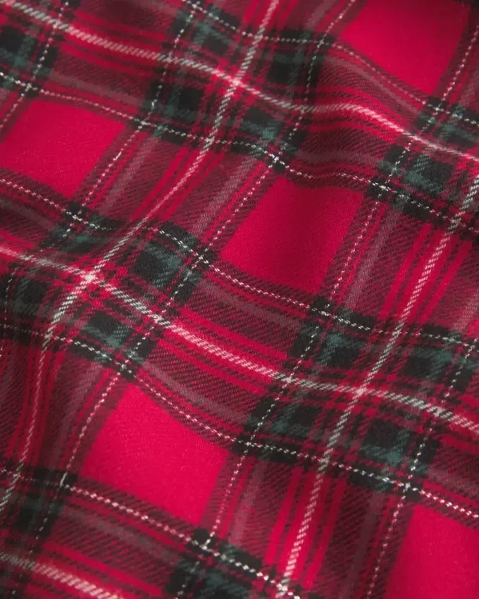 Pantaloni largi din flanelă Pantaloni largi din flanelă