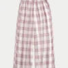 Pantaloni largi din flanelă Pantaloni largi din flanelă