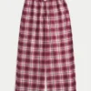 Pantaloni largi din flanelă Pantaloni largi din flanelă