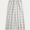 Pantaloni largi din flanelă Pantaloni largi din flanelă