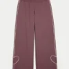 Pantaloni largi Gilly Hicks Active Recharge cu vârf în formă de inimă Pantaloni largi Gilly Hicks Active Recharge cu vârf în formă de inimă