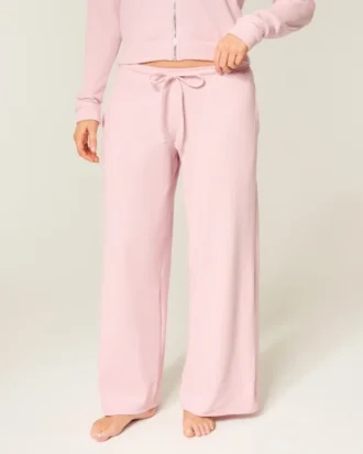 Pantaloni largi Gilly Hicks Always Cozy Waffle