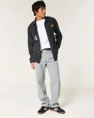 Pantaloni largi utilitari