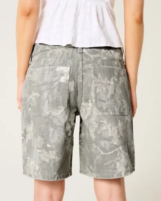 Pantaloni scurți camuflați cu talie joasă