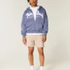 Pantaloni scurți cu model de homar până la jumătatea coapsei