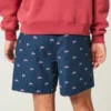 Pantaloni scurți cu model steag american până la jumătatea coapsei Pantaloni scurți cu model steag american până la jumătatea coapsei