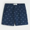 Pantaloni scurți cu model steag american până la jumătatea coapsei Pantaloni scurți cu model steag american până la jumătatea coapsei