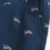 Pantaloni scurți cu model steag american până la jumătatea coapsei Pantaloni scurți cu model steag american până la jumătatea coapsei