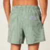 Pantaloni scurți de baie din seersucker până la jumătatea coapsei Pantaloni scurți de baie din seersucker până la jumătatea coapsei
