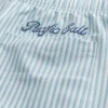 Pantaloni scurți de baie din seersucker până la jumătatea coapsei Pantaloni scurți de baie din seersucker până la jumătatea coapsei