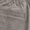 Pantaloni scurți din amestec de in, până la jumătatea coapsei, cu elastic