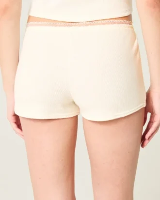 Pantaloni scurți din dantelă Gilly Hicks Waffle