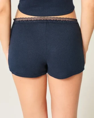 Pantaloni scurți din dantelă Gilly Hicks Waffle