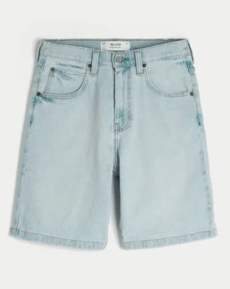 Pantaloni scurți din denim largi