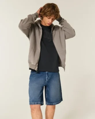 Pantaloni scurți din denim largi
