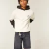 Pantaloni scurți din denim largi Pantaloni scurți din denim largi