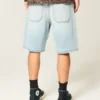 Pantaloni scurți din denim largi Pantaloni scurți din denim largi