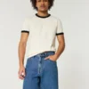 Pantaloni scurți din denim largi, peste genunchi Pantaloni scurți din denim largi, peste genunchi