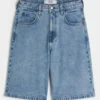 Pantaloni scurți din denim super largi Pantaloni scurți din denim super largi