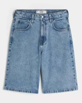 Pantaloni scurți din denim super largi