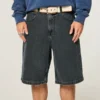 Pantaloni scurți din denim super largi Pantaloni scurți din denim super largi