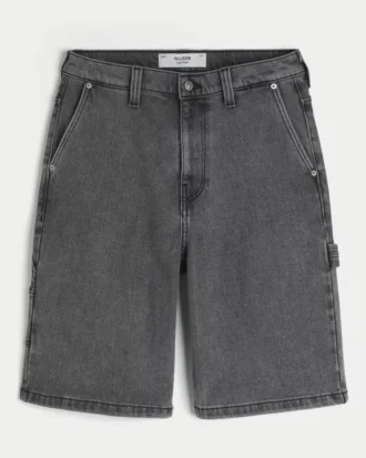 Pantaloni scurți din denim super largi