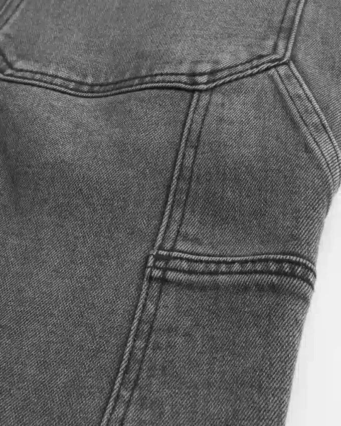 Pantaloni scurți din denim super largi Pantaloni scurți din denim super largi