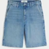 Pantaloni scurți din denim super largi Pantaloni scurți din denim super largi
