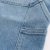 Pantaloni scurți din denim super largi Pantaloni scurți din denim super largi