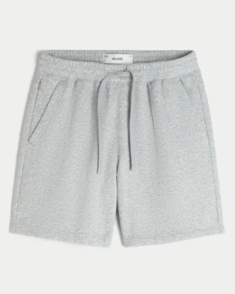 Pantaloni scurți din fleece peste genunchi Pantaloni scurți din fleece peste genunchi