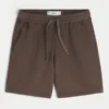 Pantaloni scurți din fleece peste genunchi Pantaloni scurți din fleece peste genunchi