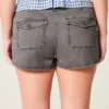 Pantaloni scurți din twill cu talie joasă