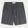 Pantaloni scurți din twill peste genunchi Pantaloni scurți din twill peste genunchi