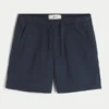 Pantaloni scurți din twill până la jumătatea coapsei Pantaloni scurți din twill până la jumătatea coapsei