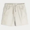 Pantaloni scurți din twill până la jumătatea coapsei