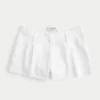 Pantaloni scurți Hollister Livvy din amestec de in, cu talie joasă, 3″ Pantaloni scurți Hollister Livvy din amestec de in, cu talie joasă, 3″