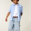 Pantaloni scurți largi din denim