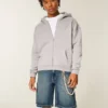 Pantaloni scurți largi din denim Pantaloni scurți largi din denim