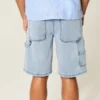 Pantaloni scurți largi din denim
